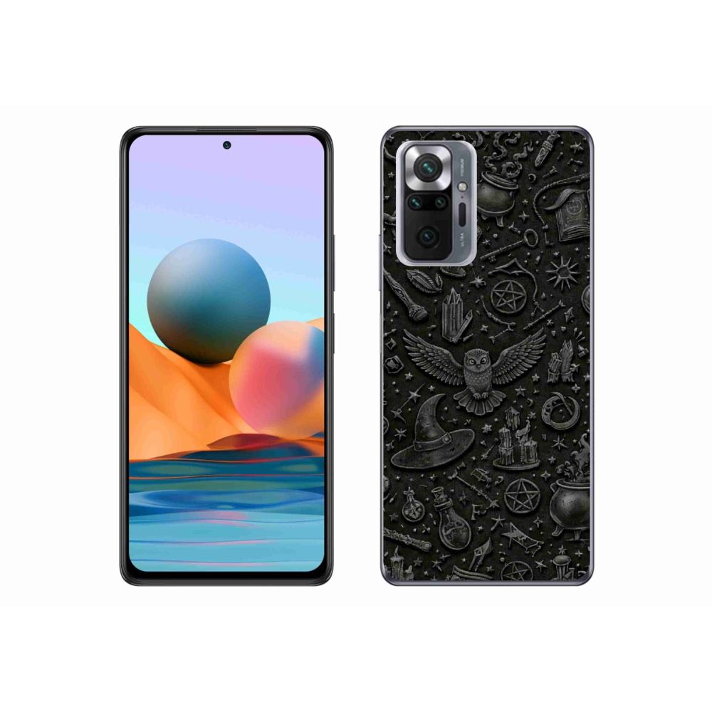 Gelový kryt mmCase na Xiaomi Redmi Note 10 Pro - tmavý magický svět
