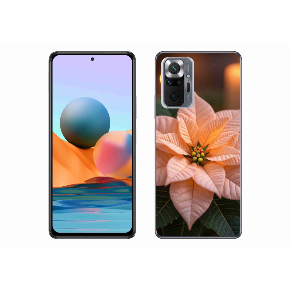 Gelový kryt mmCase na Xiaomi Redmi Note 10 Pro - vánoční hvězda