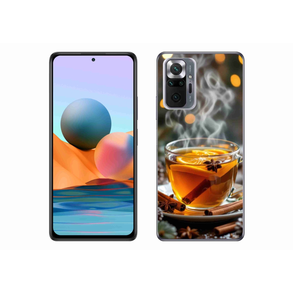 Gelový kryt mmCase na Xiaomi Redmi Note 10 Pro - vánoční punč