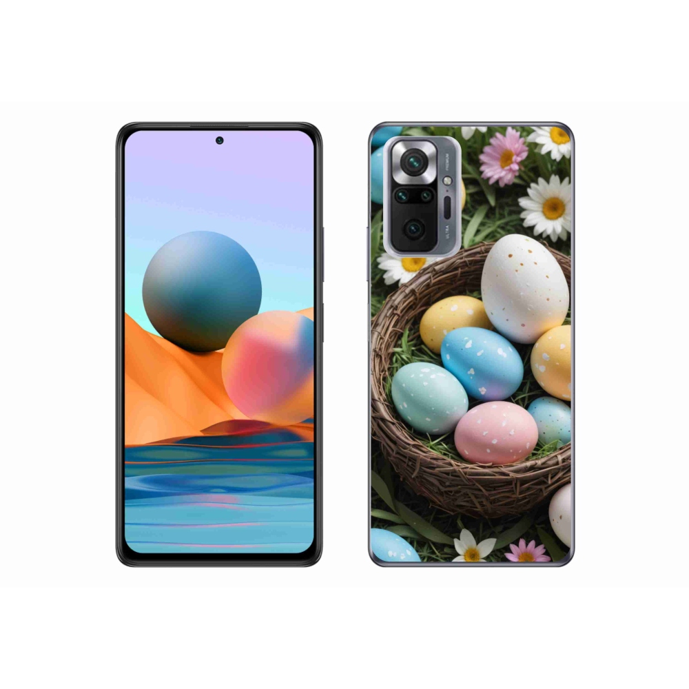 Gelový kryt mmCase na Xiaomi Redmi Note 10 Pro - velikonoční vajíčka 2