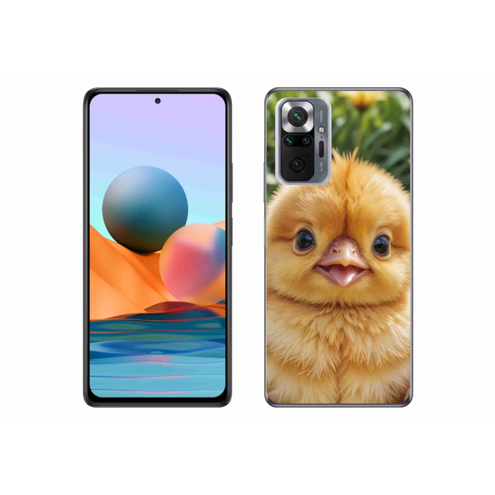 Gelový kryt mmCase na Xiaomi Redmi Note 10 Pro - veselé kuřátko