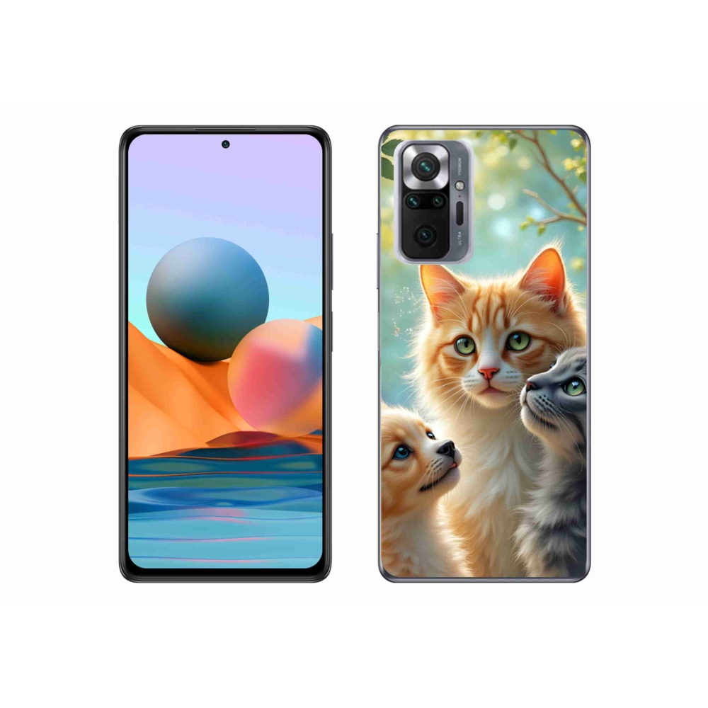 Gelový kryt mmCase na Xiaomi Redmi Note 10 Pro - zvířecí přátelství 2