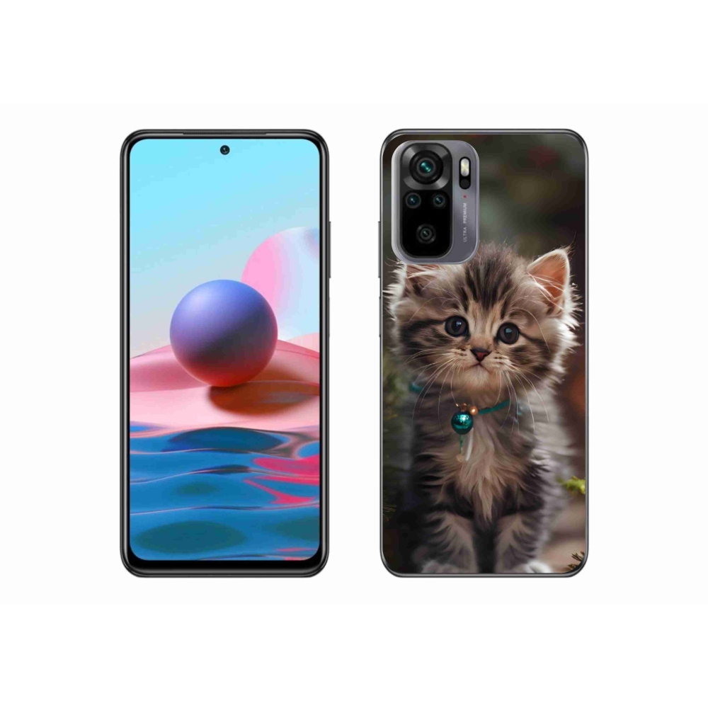 Gelový kryt mmCase na Xiaomi Redmi Note 10 - roztomilé kotě 11