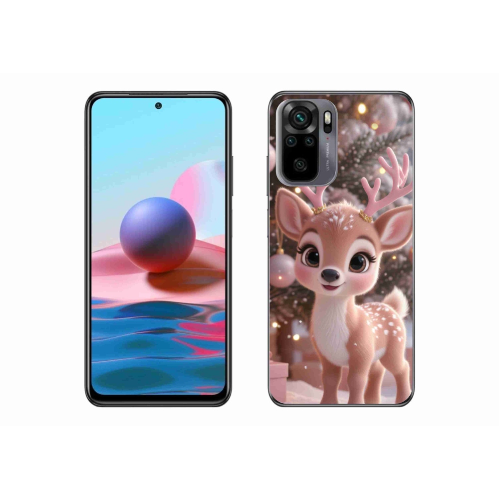 Gelový kryt mmCase na Xiaomi Redmi Note 10 - roztomilý sob