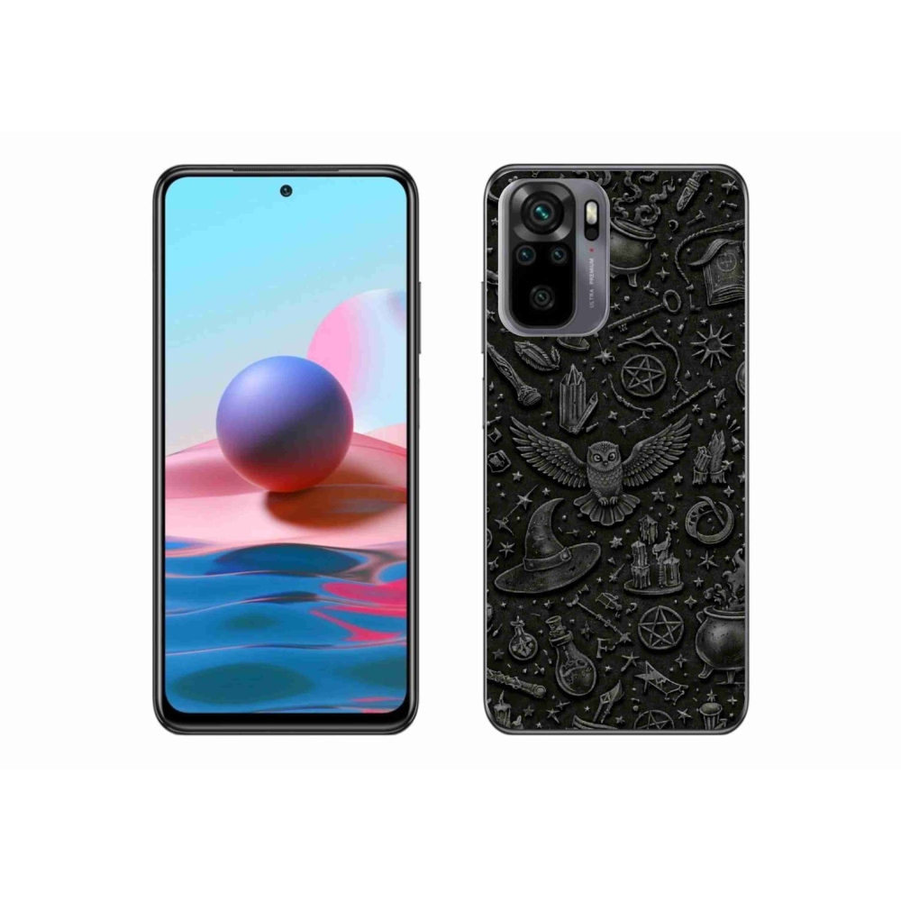 Gelový kryt mmCase na Xiaomi Redmi Note 10 - tmavý magický svět