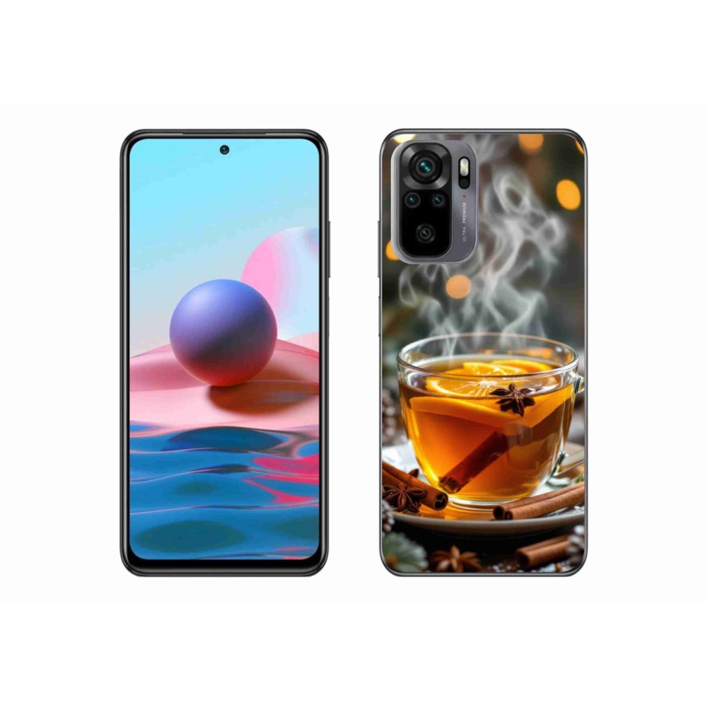 Gelový kryt mmCase na Xiaomi Redmi Note 10 - vánoční punč