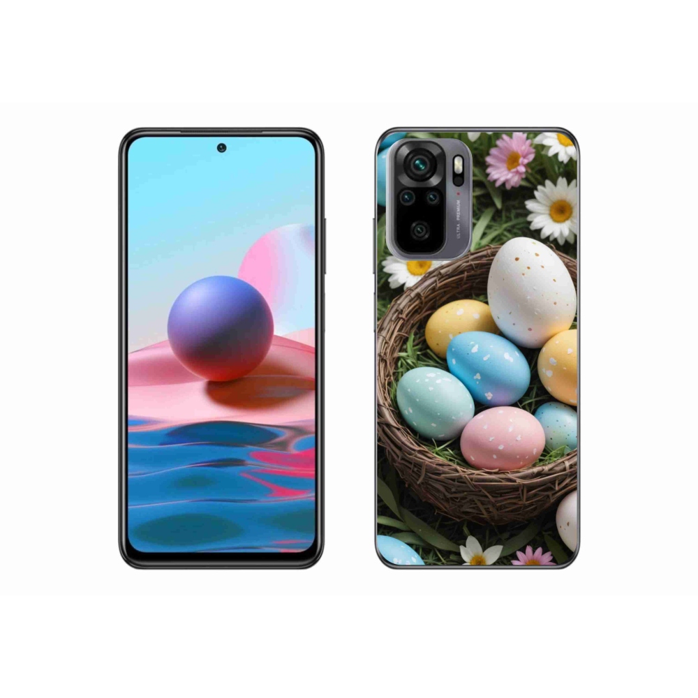 Gelový kryt mmCase na Xiaomi Redmi Note 10 - velikonoční vajíčka 2