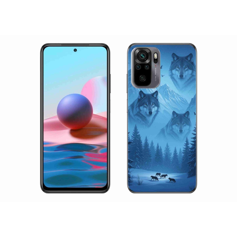 Gelový kryt mmCase na Xiaomi Redmi Note 10 - vlčí smečka