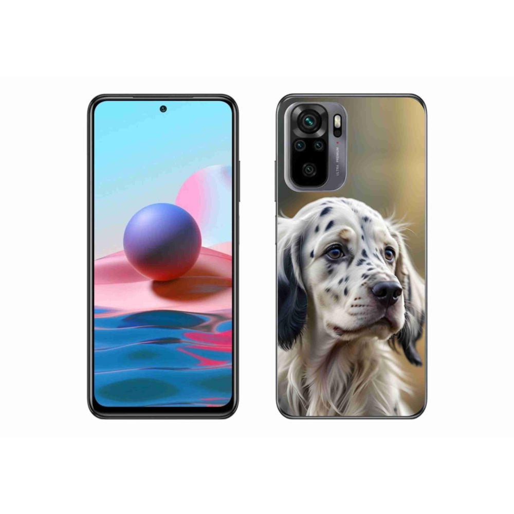 Gelový kryt mmCase na Xiaomi Redmi Note 10S - anglický setr