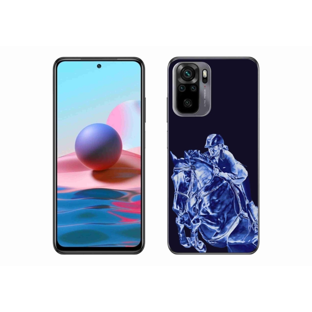Gelový kryt mmCase na Xiaomi Redmi Note 10S - dostihový kůň