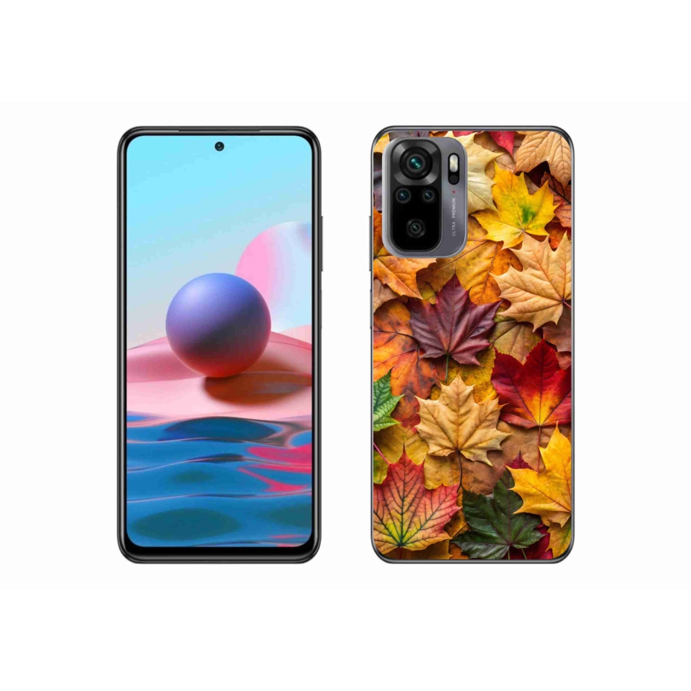 Gelový kryt mmCase na Xiaomi Redmi Note 10S - javorové listy 2