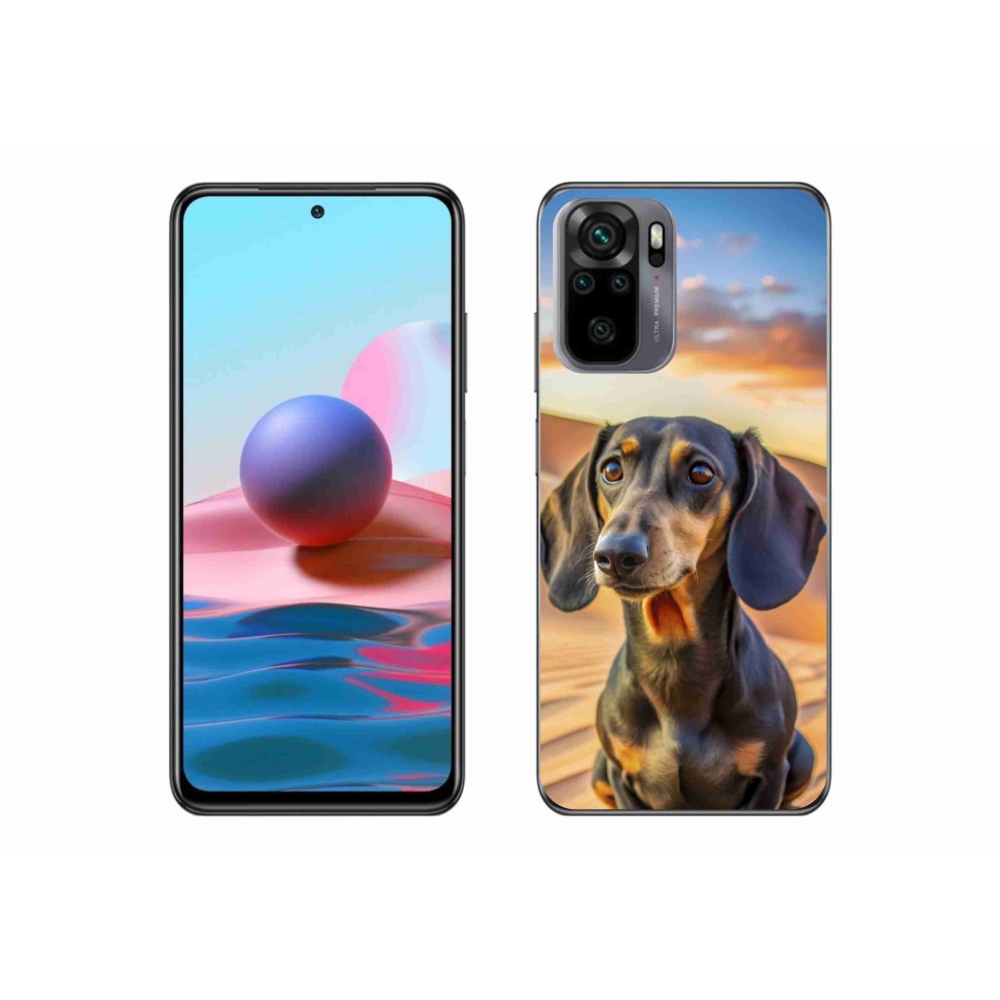 Gelový kryt mmCase na Xiaomi Redmi Note 10S - jezevčík 3 