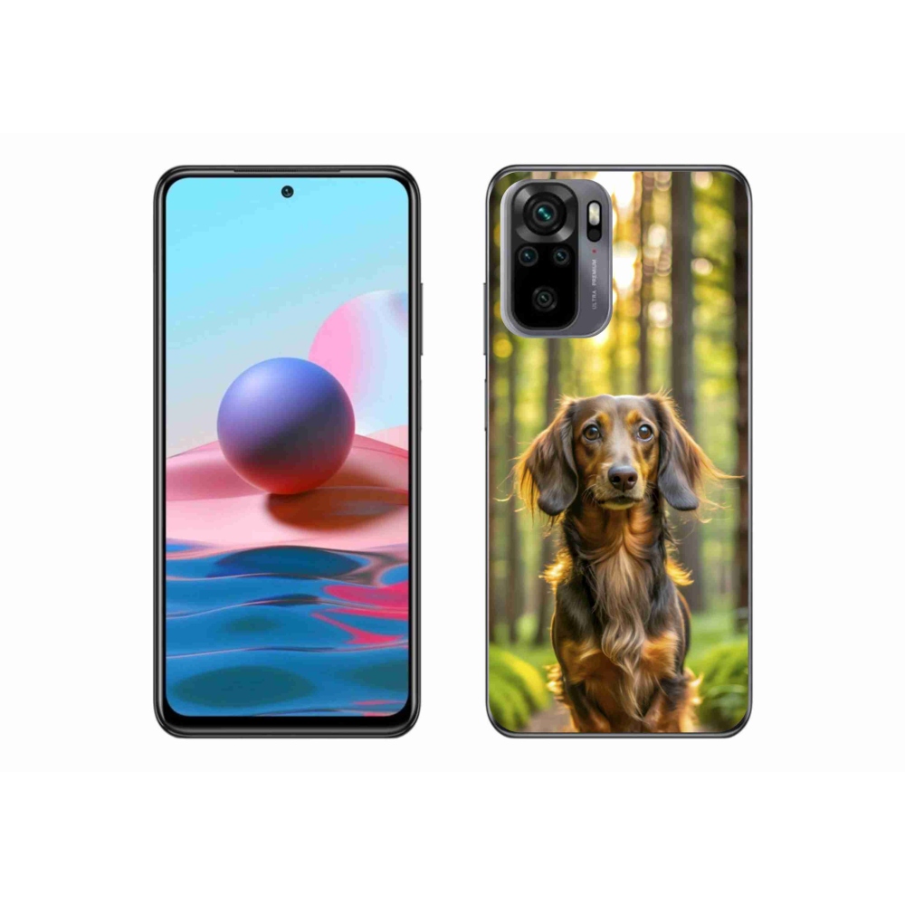 Gelový kryt mmCase na Xiaomi Redmi Note 10S - jezevčík 4