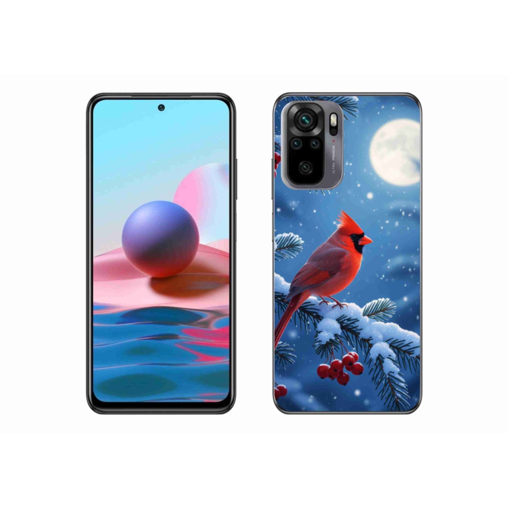 Gelový kryt mmCase na Xiaomi Redmi Note 10S - kardinál červený