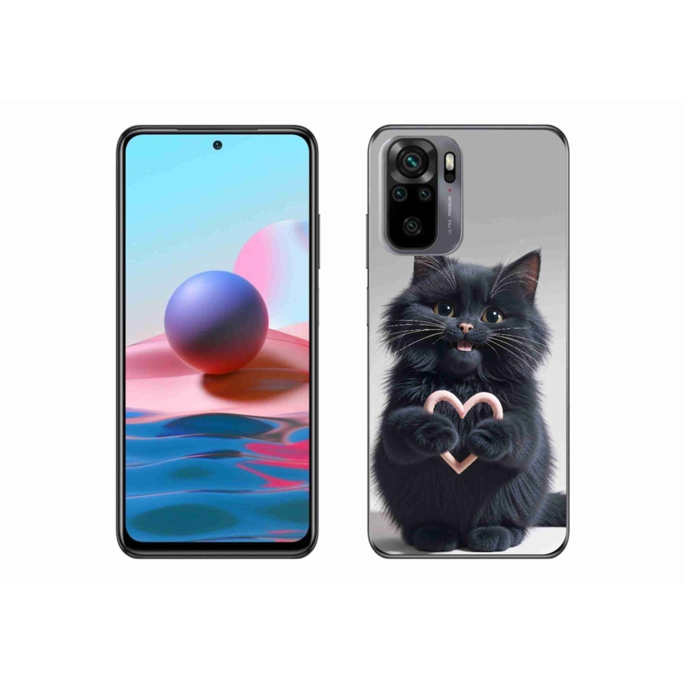 Gelový kryt mmCase na Xiaomi Redmi Note 10S - kočičí láska 3