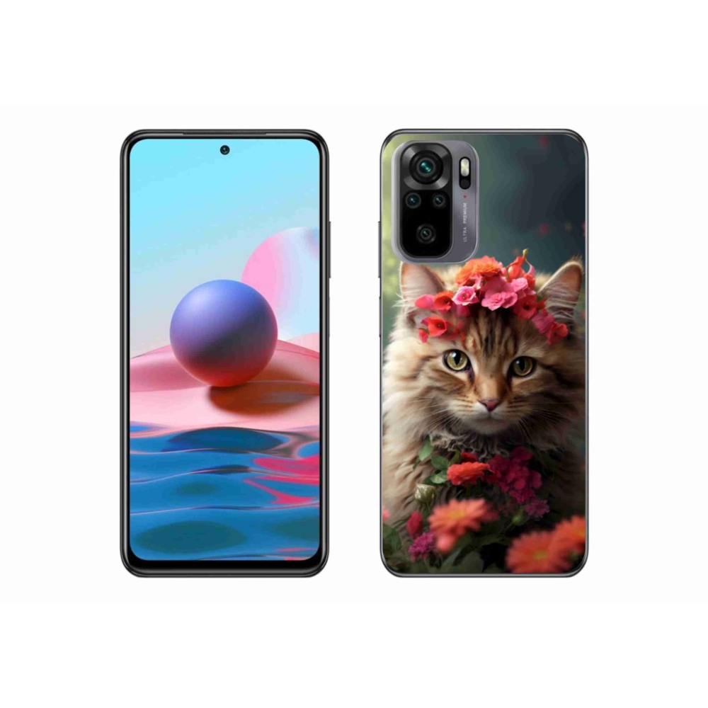 Gelový kryt mmCase na Xiaomi Redmi Note 10S - kočíčí princezna