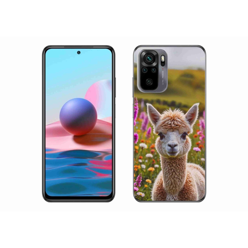 Gelový kryt mmCase na Xiaomi Redmi Note 10S - lama na louce