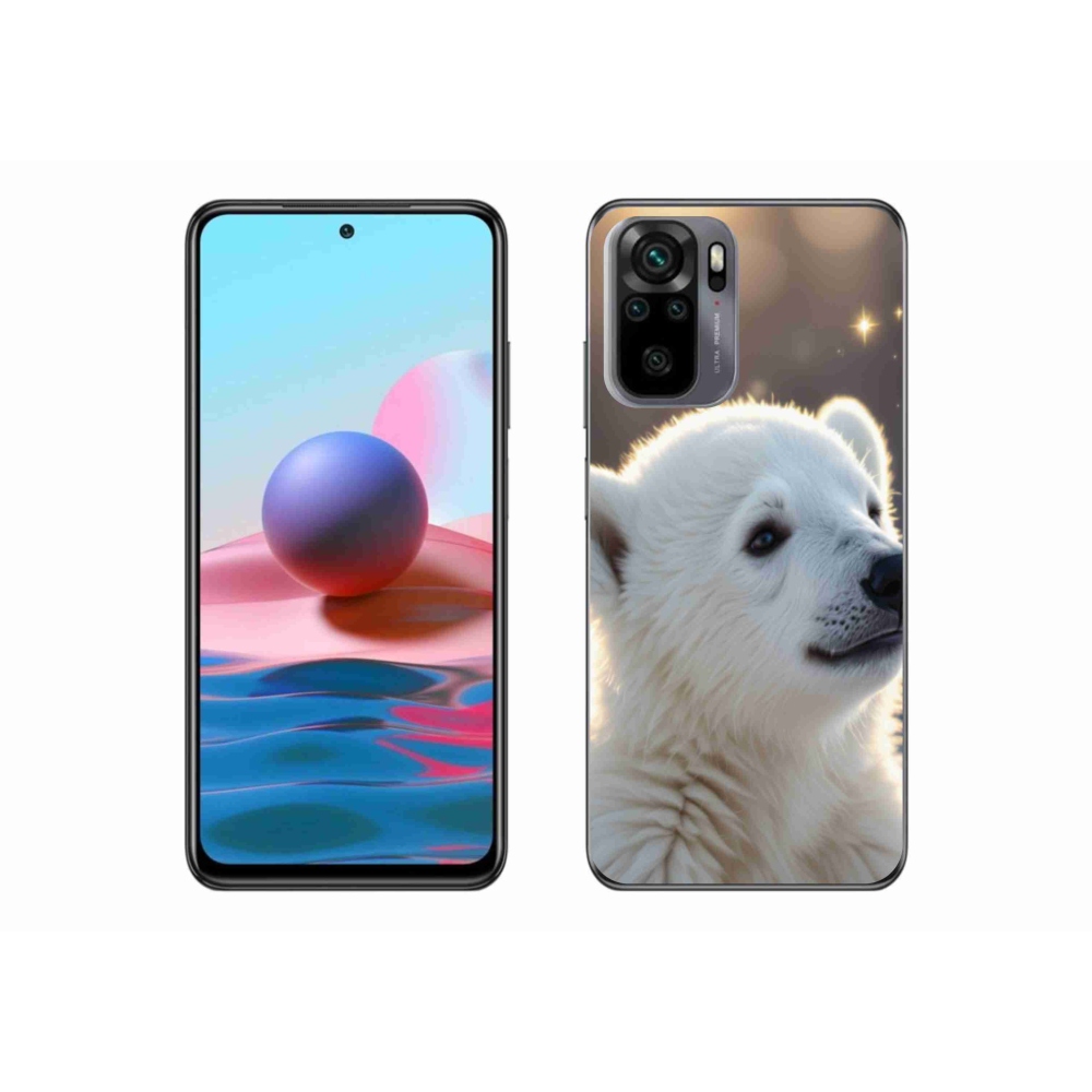 Gelový kryt mmCase na Xiaomi Redmi Note 10S - lední medvěd