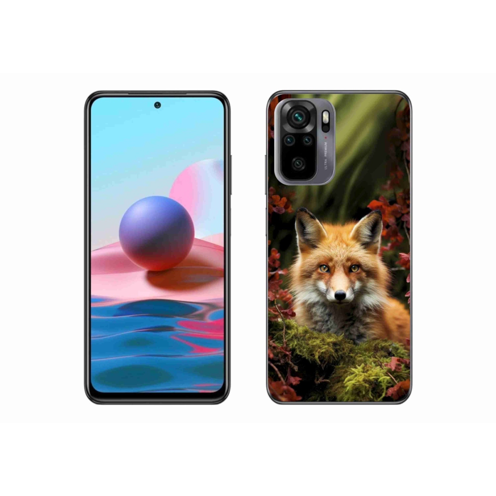 Gelový kryt mmCase na Xiaomi Redmi Note 10S - liška v lese
