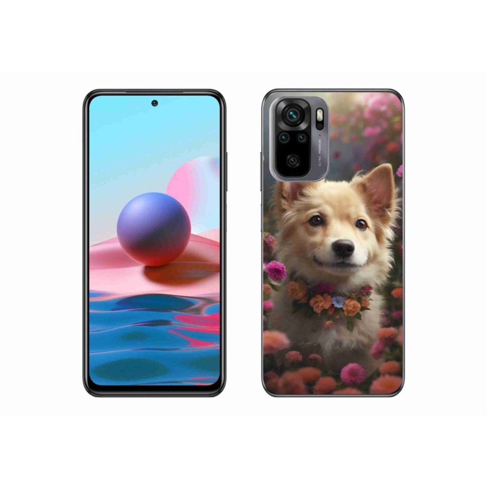 Gelový kryt mmCase na Xiaomi Redmi Note 10S - německý špic