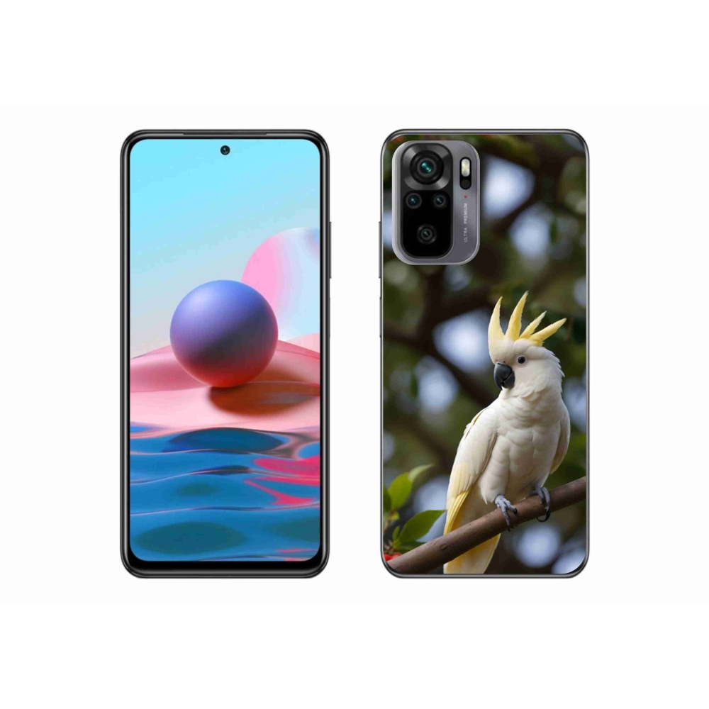 Gelový kryt mmCase na Xiaomi Redmi Note 10S - papoušek kakadu 3
