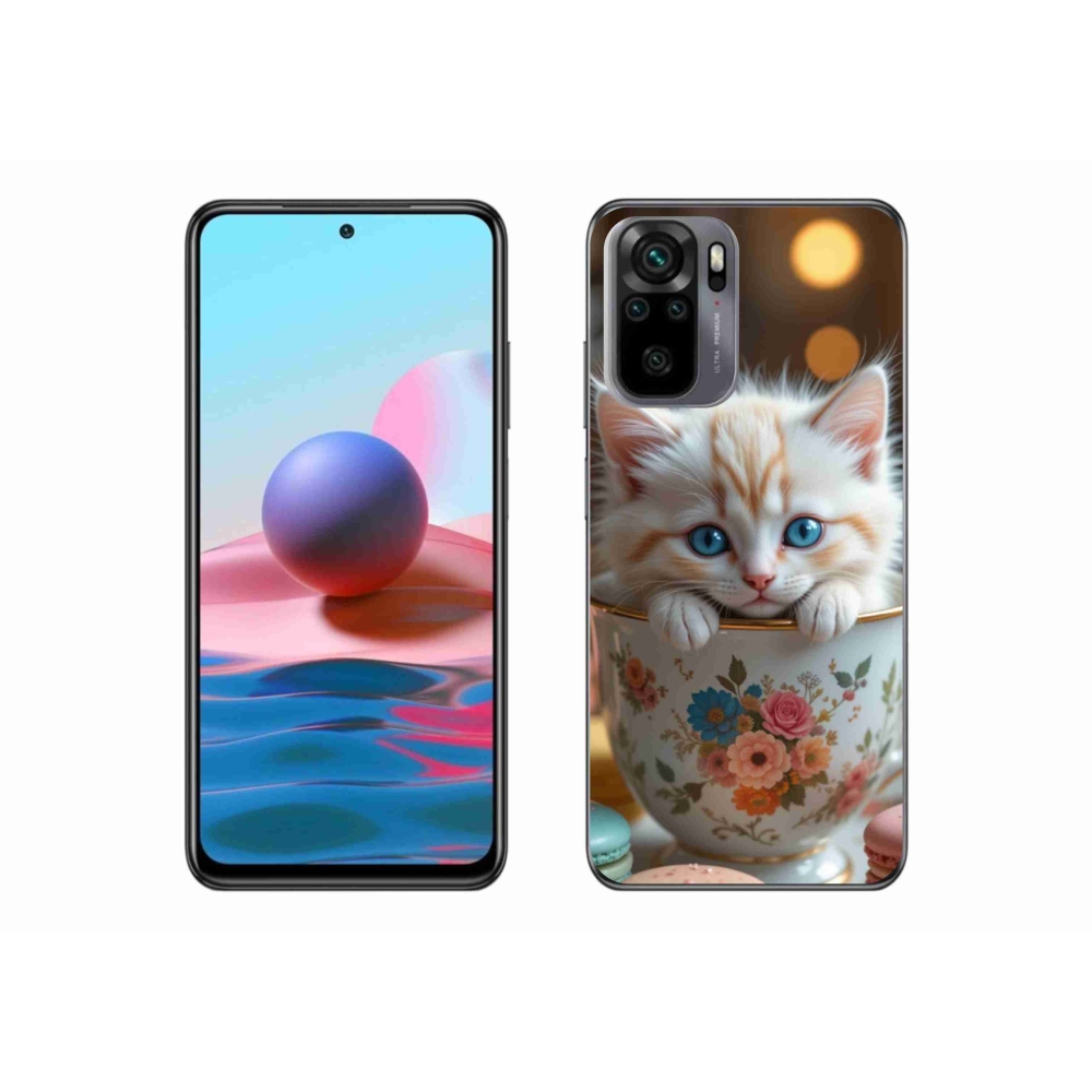 Gelový kryt mmCase na Xiaomi Redmi Note 10S - roztomilé kotě 6