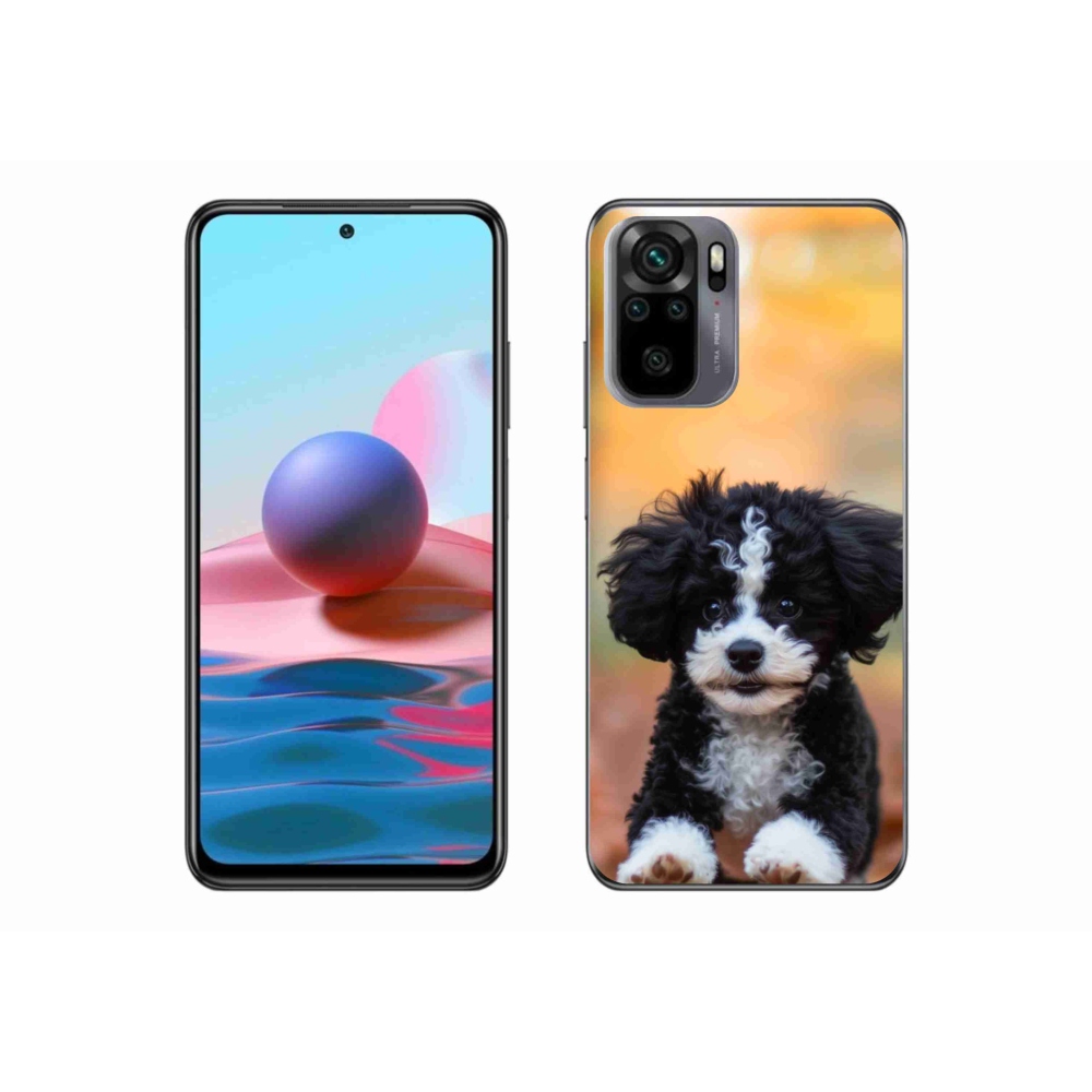 Gelový kryt mmCase na Xiaomi Redmi Note 10S - roztomilé štěně 2