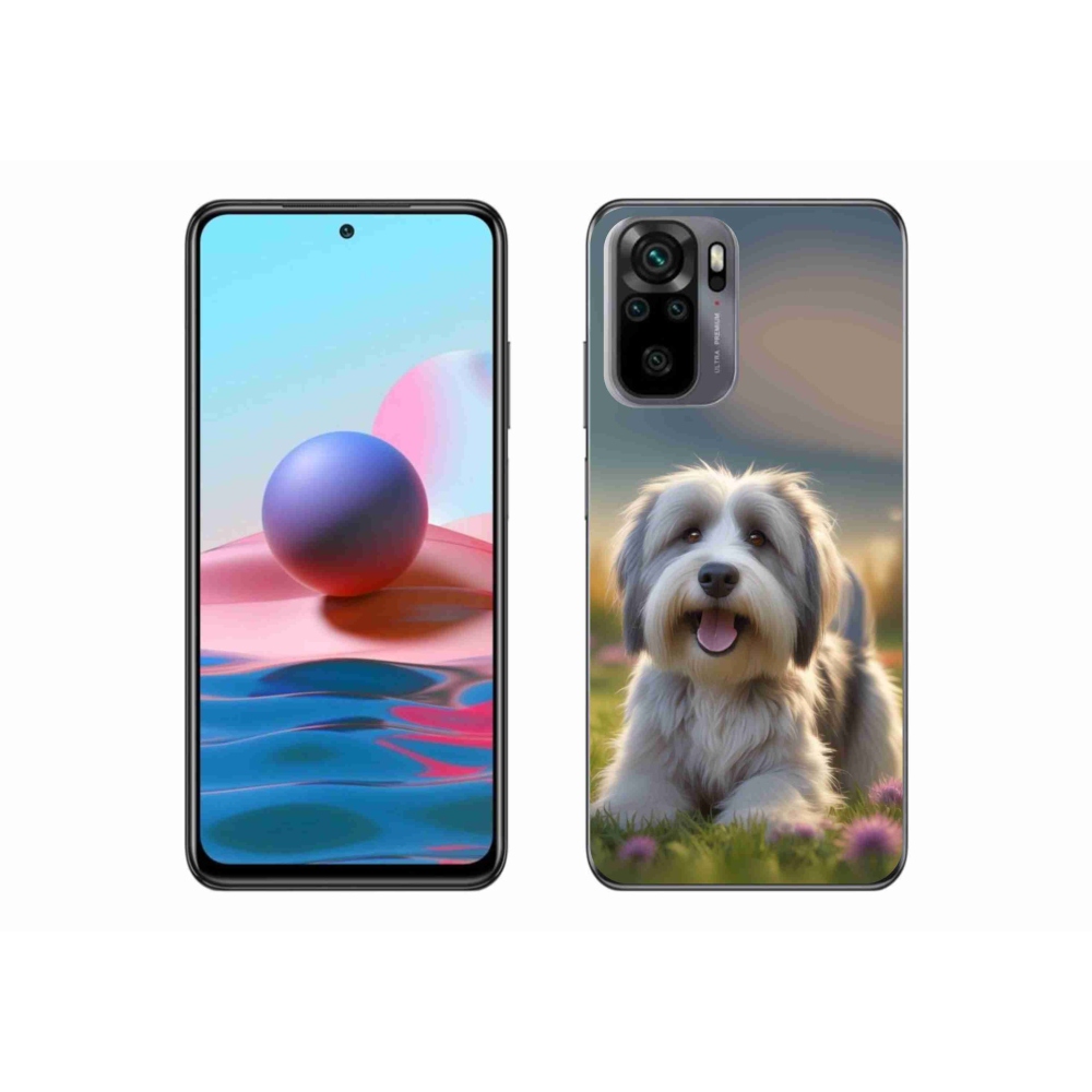 Gelový kryt mmCase na Xiaomi Redmi Note 10S - roztomilý havanský psík