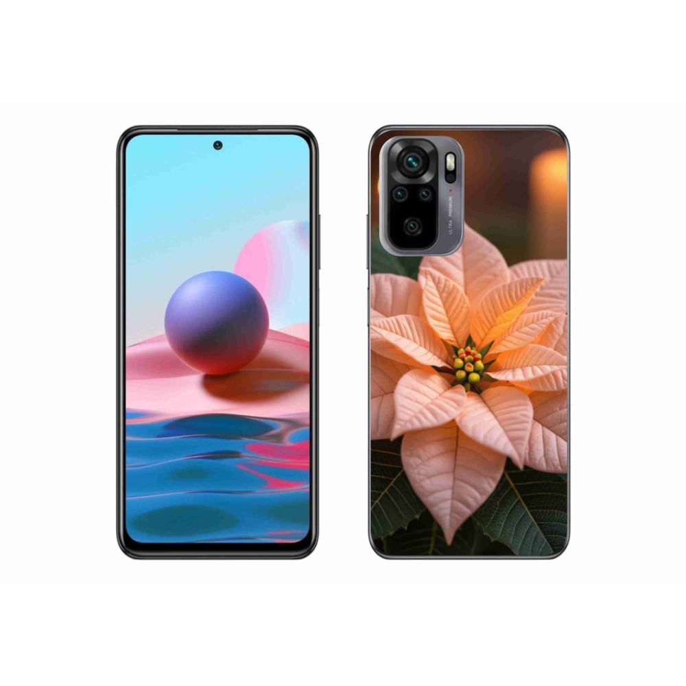 Gelový kryt mmCase na Xiaomi Redmi Note 10S - vánoční hvězda