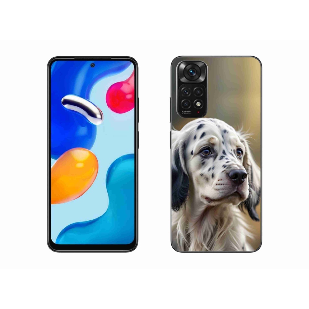 Gelový kryt mmCase na Xiaomi Redmi Note 11 4G - anglický setr