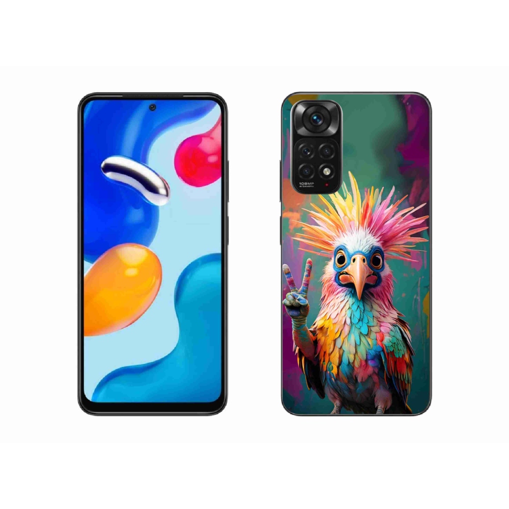 Gelový kryt mmCase na Xiaomi Redmi Note 11 4G - barevný rebel