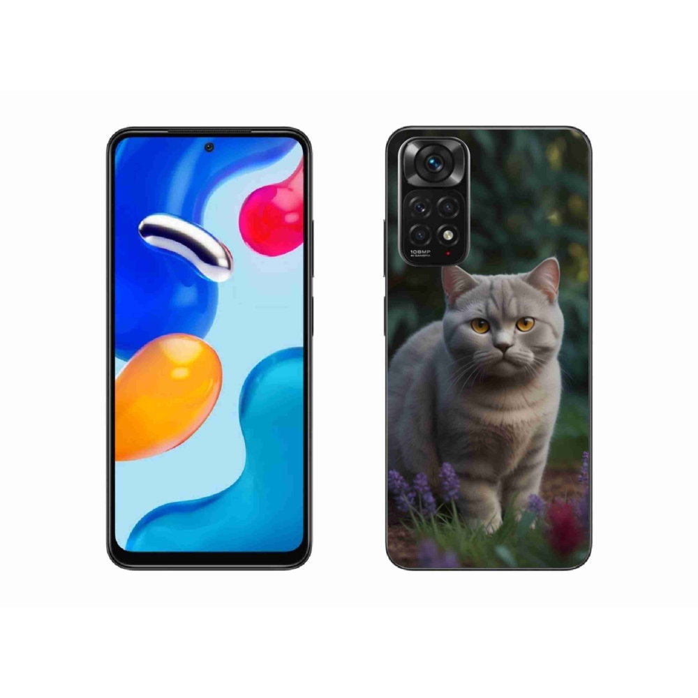 Gelový kryt mmCase na Xiaomi Redmi Note 11 4G - britská kočka
