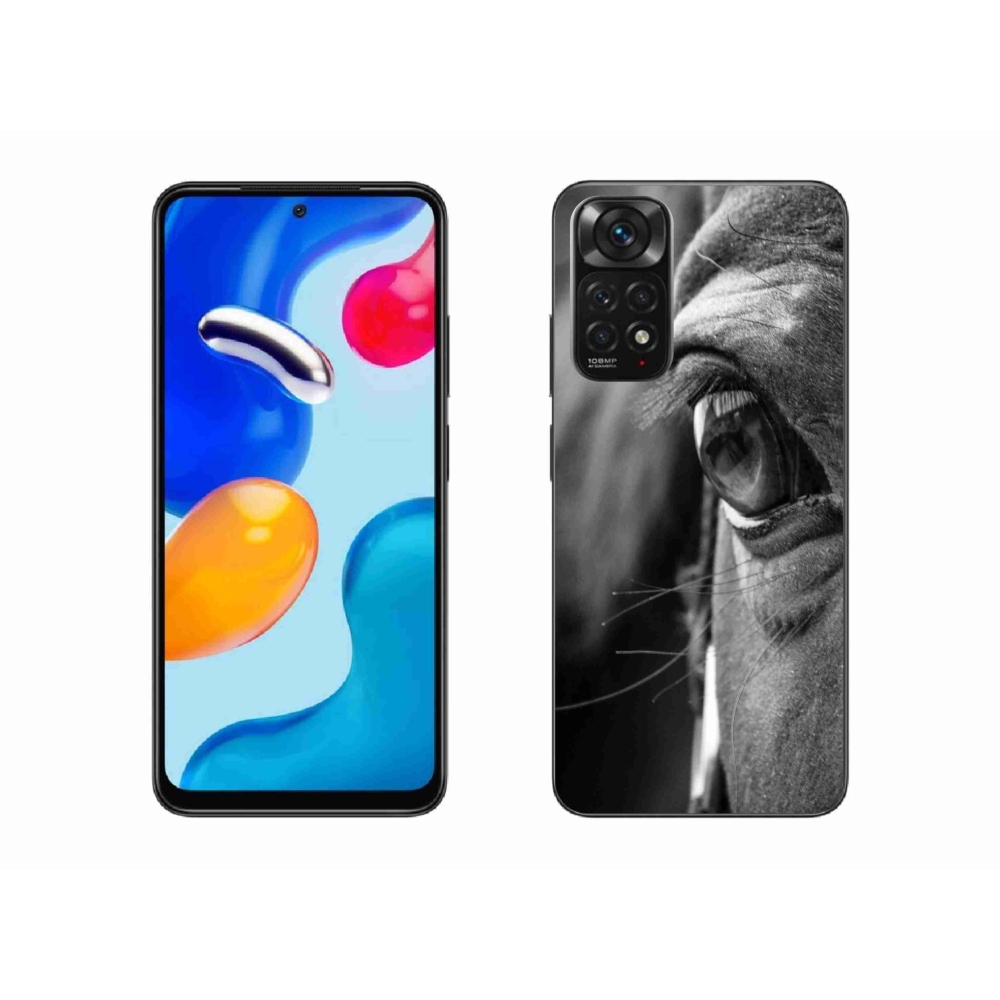 Gelový kryt mmCase na Xiaomi Redmi Note 11 4G - koňský pohled