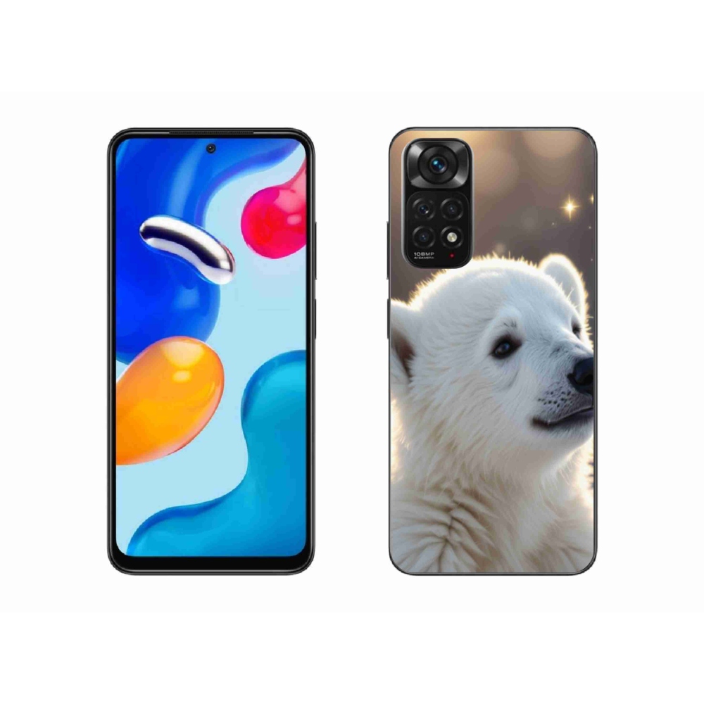 Gelový kryt mmCase na Xiaomi Redmi Note 11 4G - lední medvěd