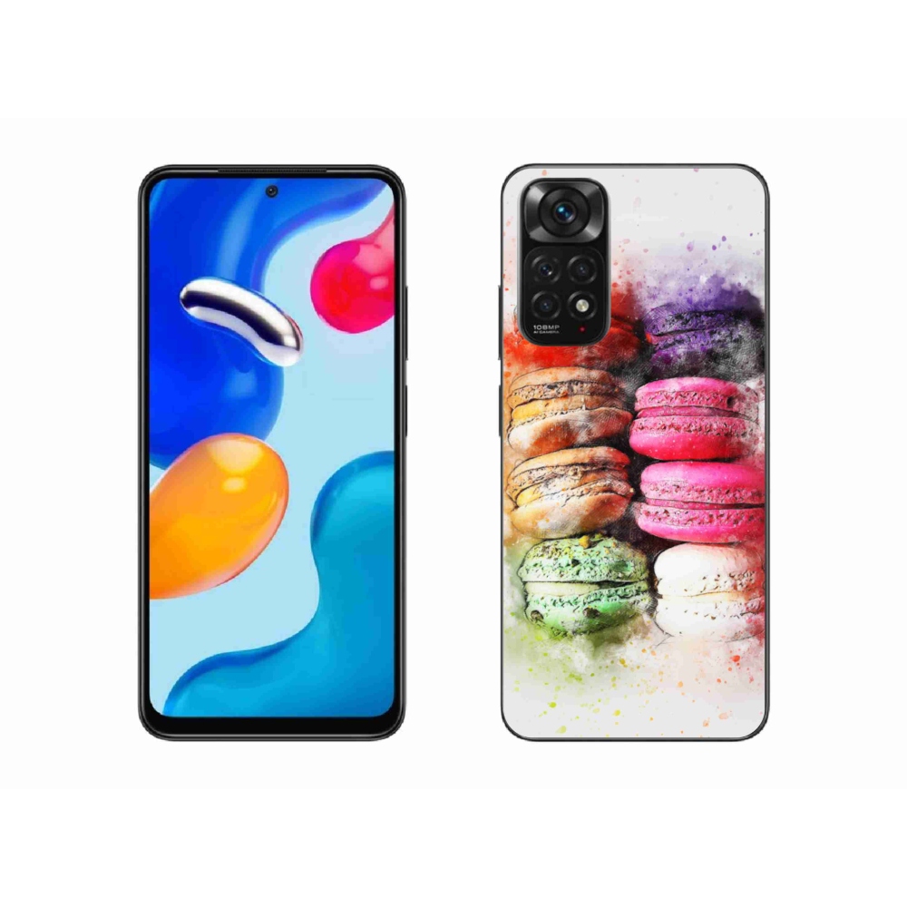 Gelový kryt mmCase na Xiaomi Redmi Note 11 4G - makrónky