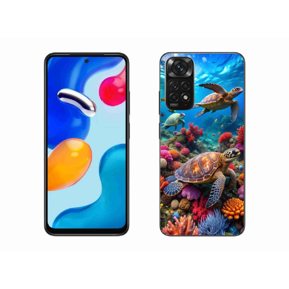 Gelový kryt mmCase na Xiaomi Redmi Note 11 4G - mořský svět 2