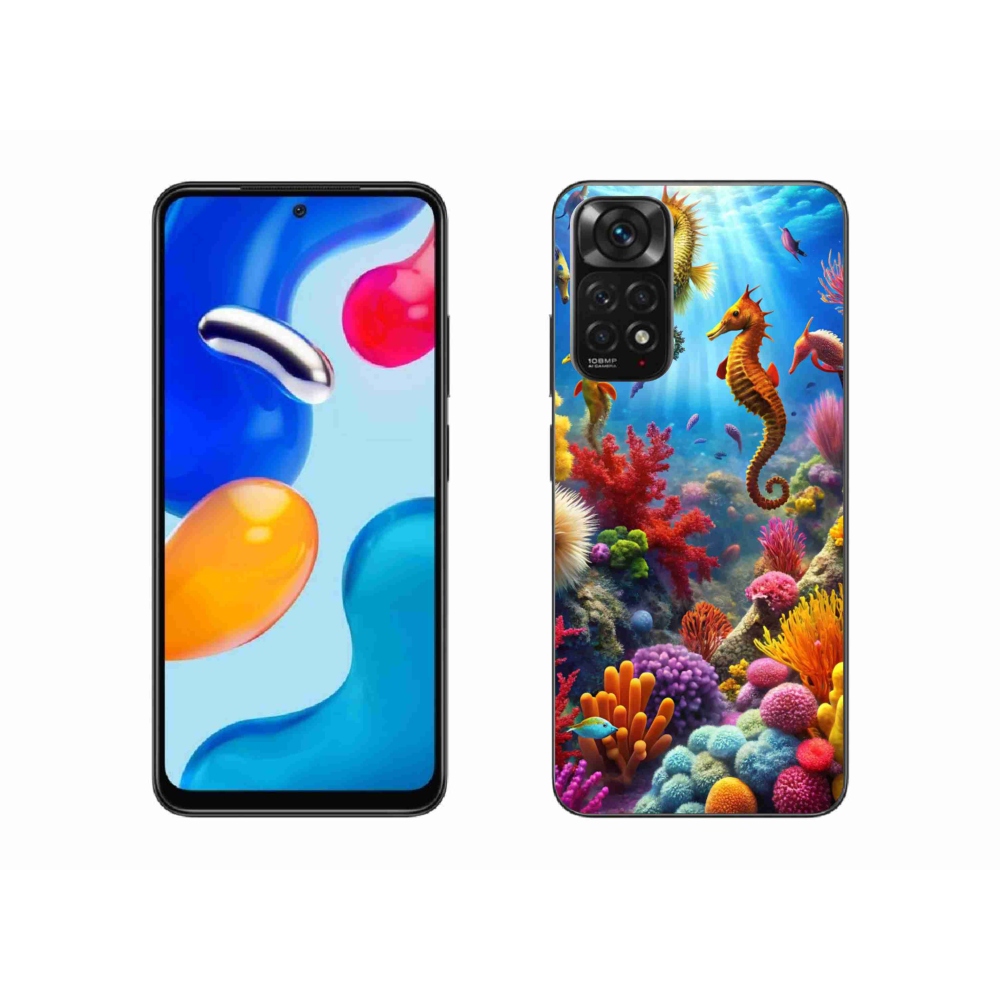 Gelový kryt mmCase na Xiaomi Redmi Note 11 4G - mořský svět 3