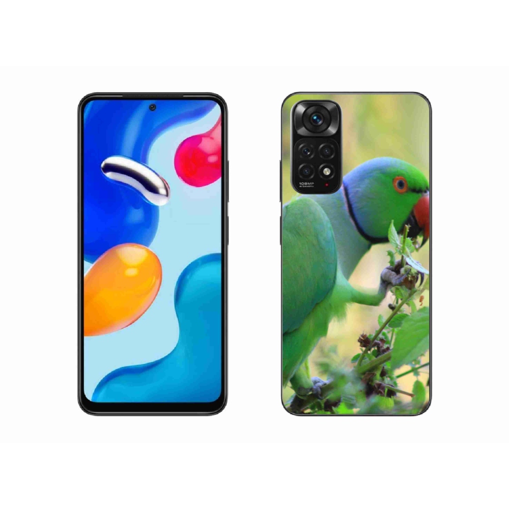 Gelový kryt mmCase na Xiaomi Redmi Note 11 4G - papoušek alexandr