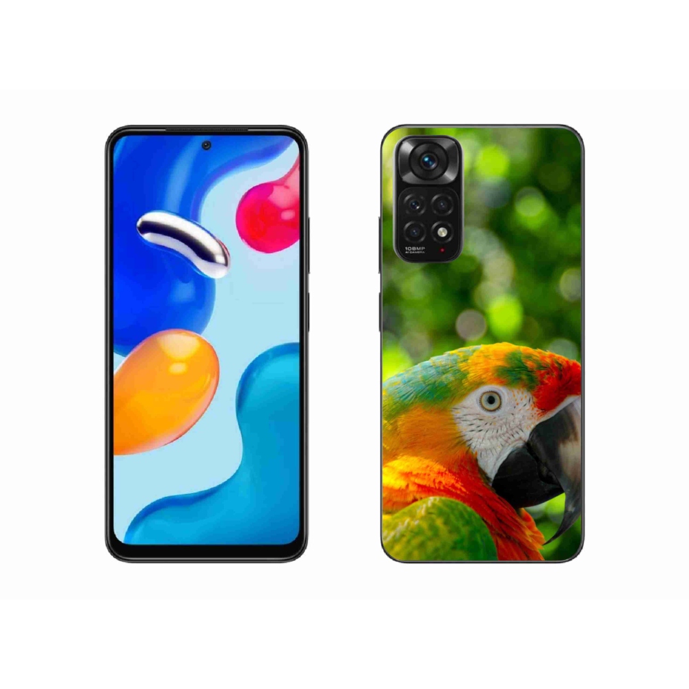 Gelový kryt mmCase na Xiaomi Redmi Note 11 4G - papoušek ara 3