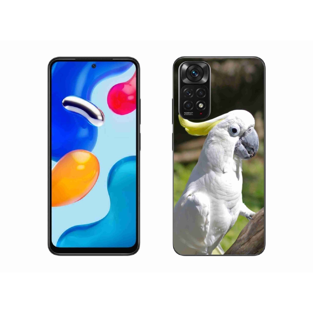 Gelový kryt mmCase na Xiaomi Redmi Note 11 4G - papoušek kakadu 2