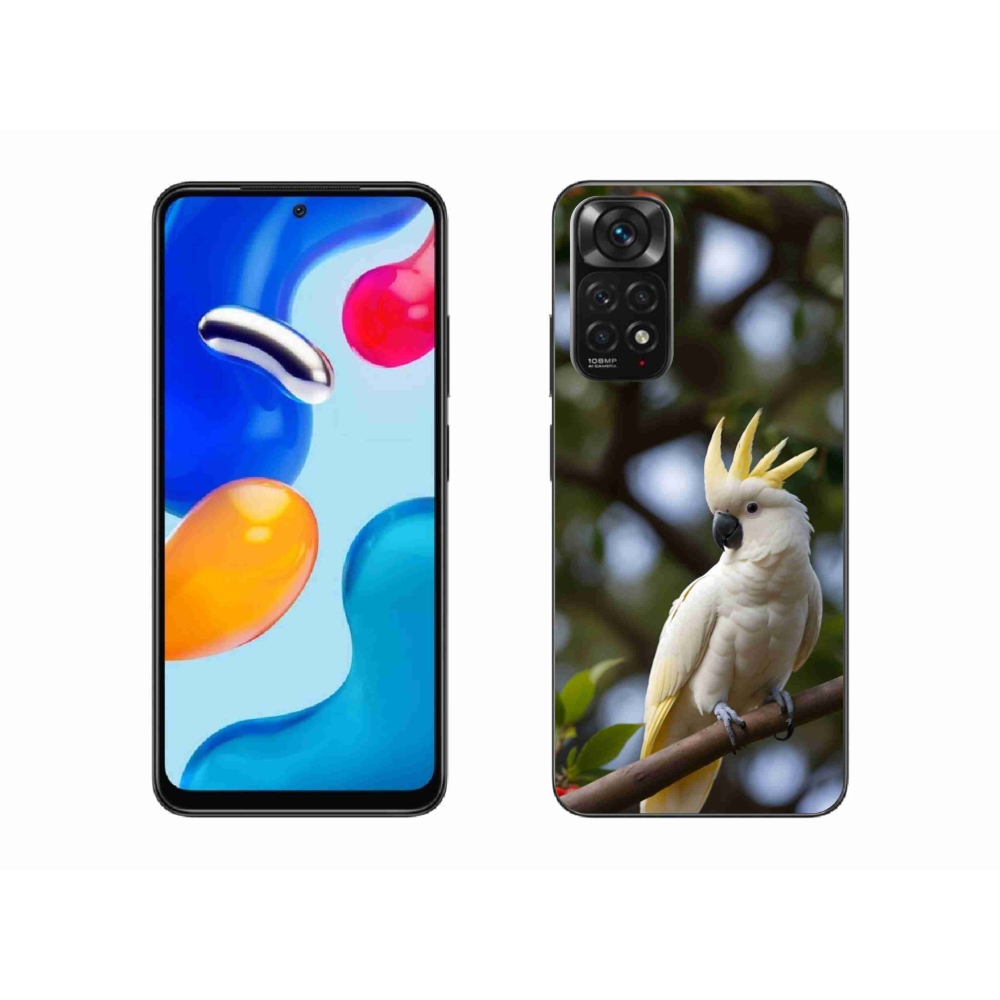 Gelový kryt mmCase na Xiaomi Redmi Note 11 4G - papoušek kakadu 3