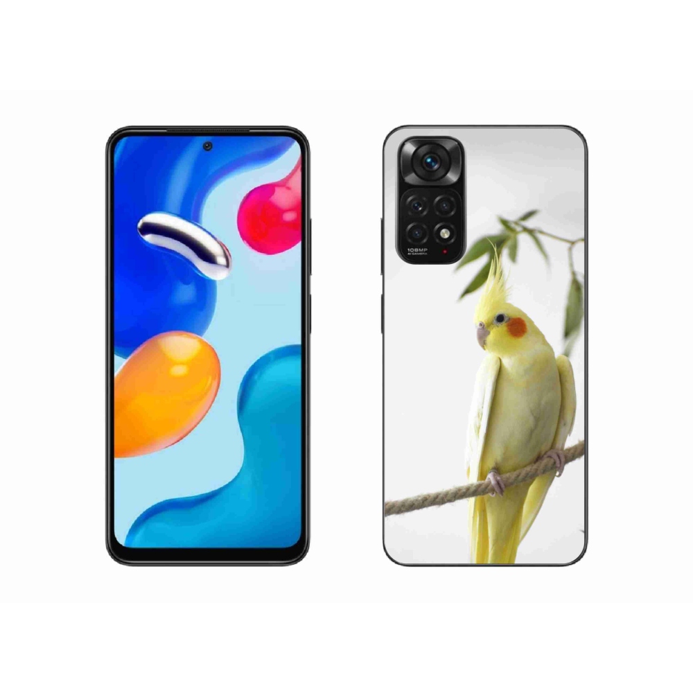 Gelový kryt mmCase na Xiaomi Redmi Note 11 4G - papoušek korela chocholatá