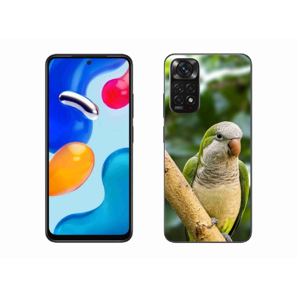 Gelový kryt mmCase na Xiaomi Redmi Note 11 4G - papoušek mníšek