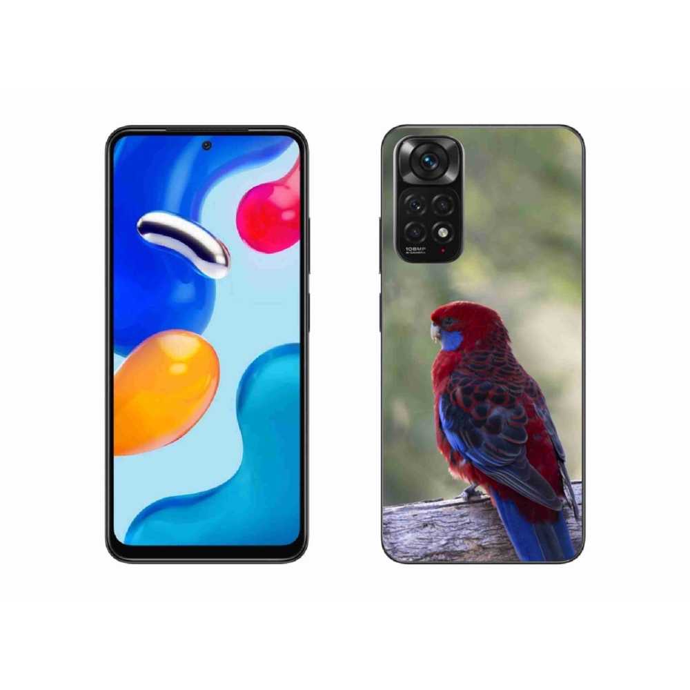 Gelový kryt mmCase na Xiaomi Redmi Note 11 4G - papoušek rosela