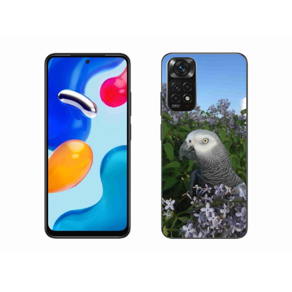 Gelový kryt mmCase na Xiaomi Redmi Note 11 4G - papoušek žako