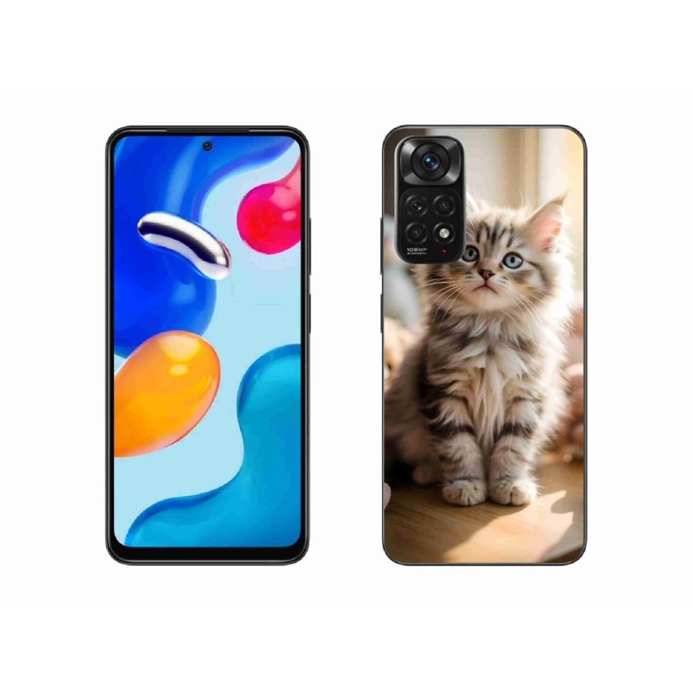 Gelový kryt mmCase na Xiaomi Redmi Note 11 4G - roztomilé kotě 10