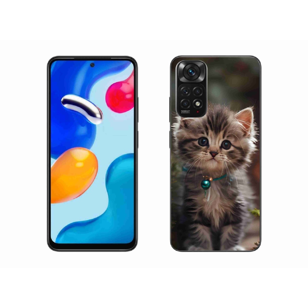 Gelový kryt mmCase na Xiaomi Redmi Note 11 4G - roztomilé kotě 11