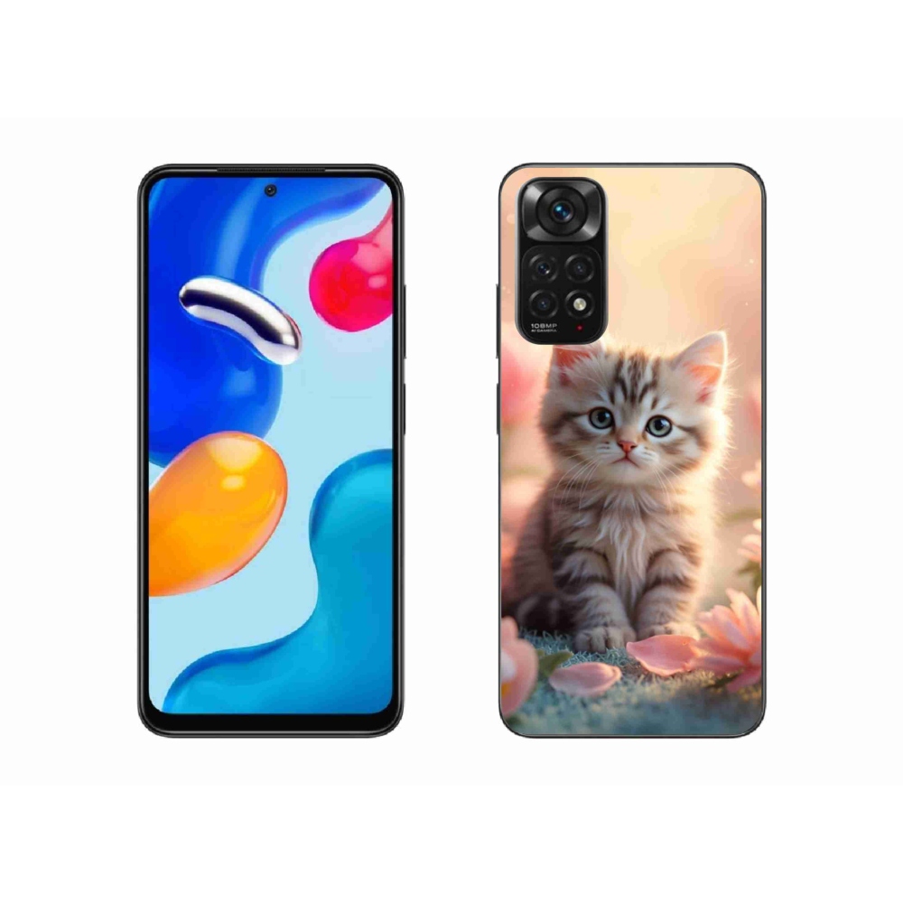 Gelový kryt mmCase na Xiaomi Redmi Note 11 4G - roztomilé kotě 8
