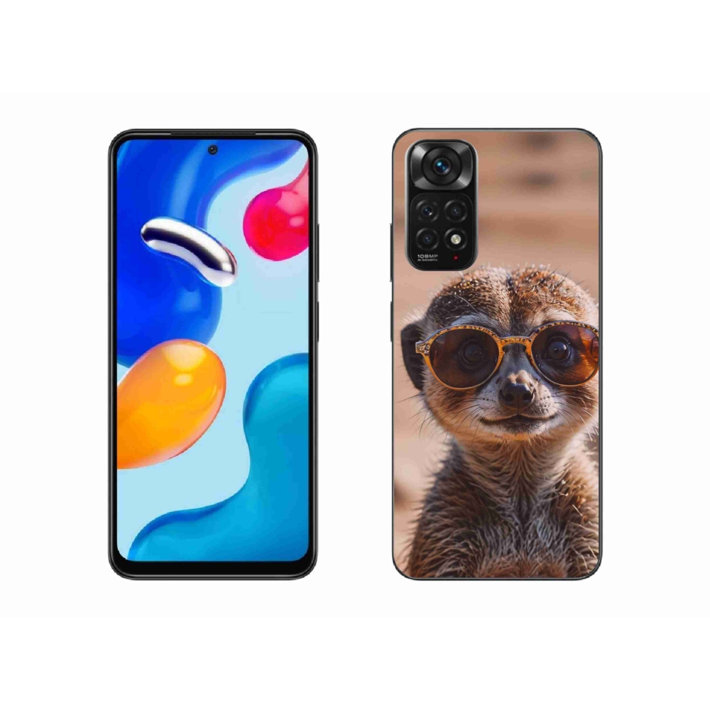 Gelový kryt mmCase na Xiaomi Redmi Note 11 4G - stylová surikata