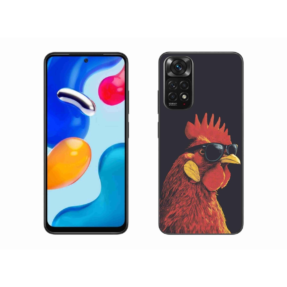 Gelový kryt mmCase na Xiaomi Redmi Note 11 4G - stylový kohout